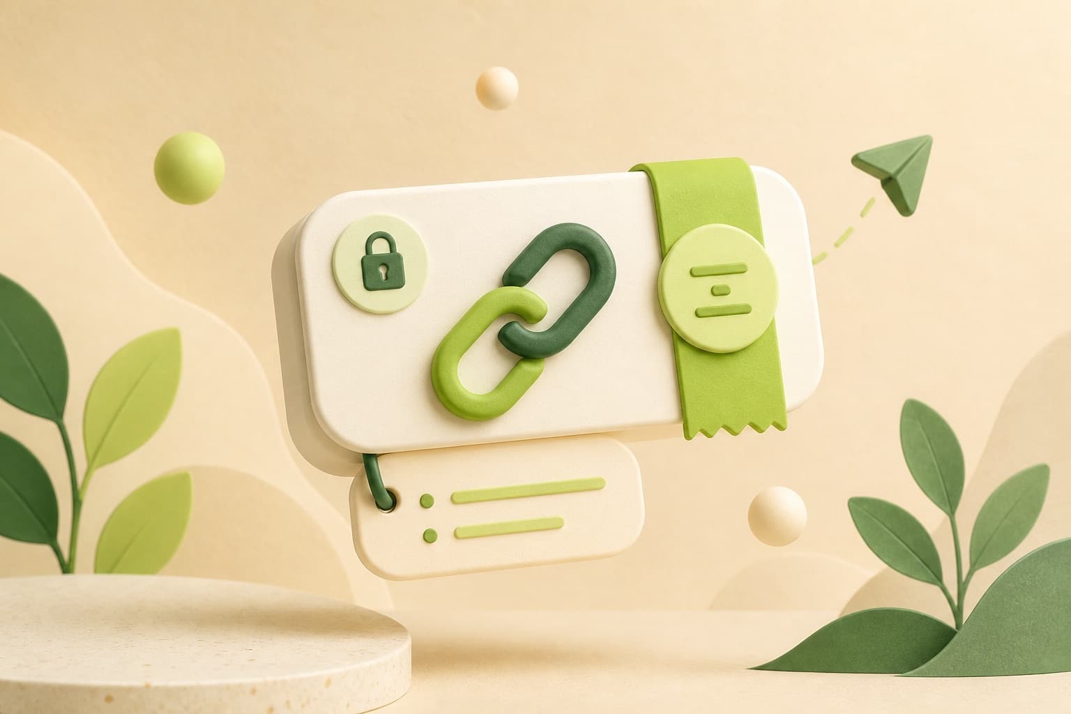 A locked payment link with amount and memo — shareable, fixed, payable.