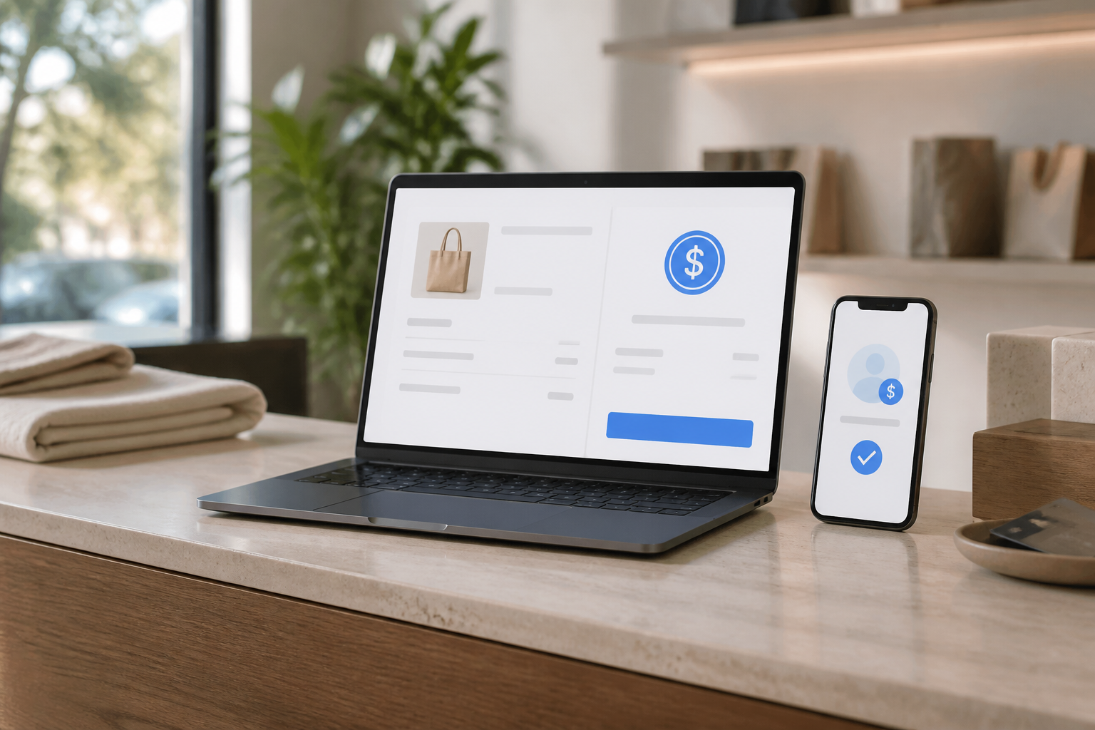 Agents checkout on a Shopify store